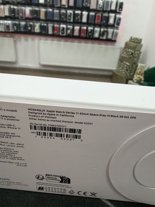Apple Watch 11 - 42mm - Space Gray - GPS -NOU- Sigilat -2 Ani Garantie