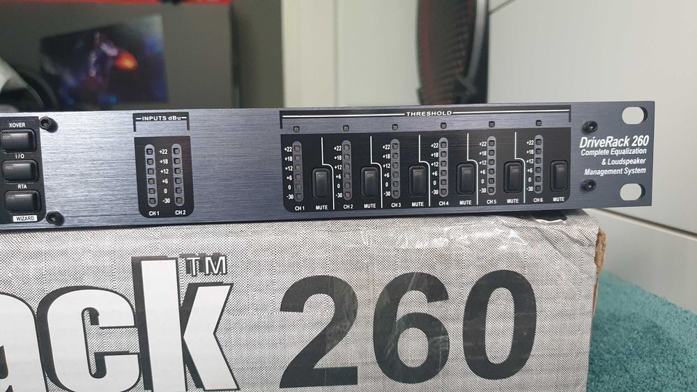 DBX Driverack 260 Made in USA, crossover чисто нов.