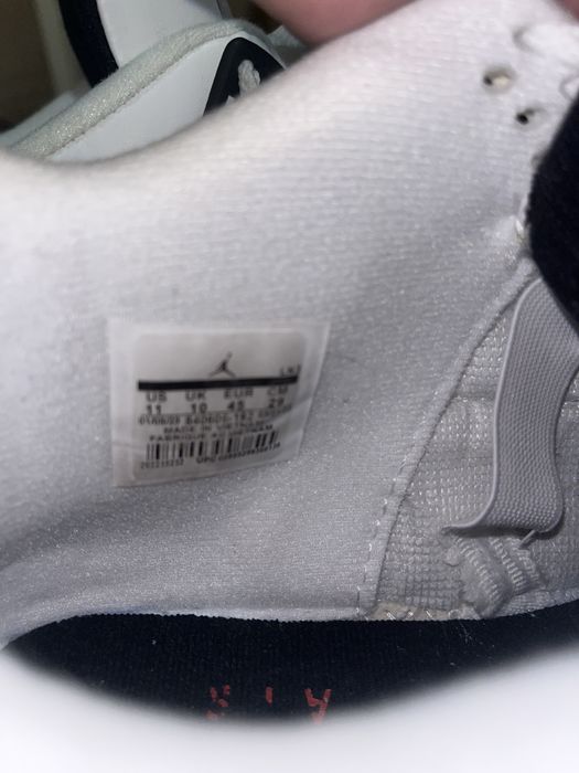 Jordan 4 White Cement 45