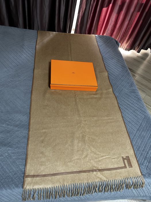 Палантин Hermès Paris оригинал (верблюжья шерсть)