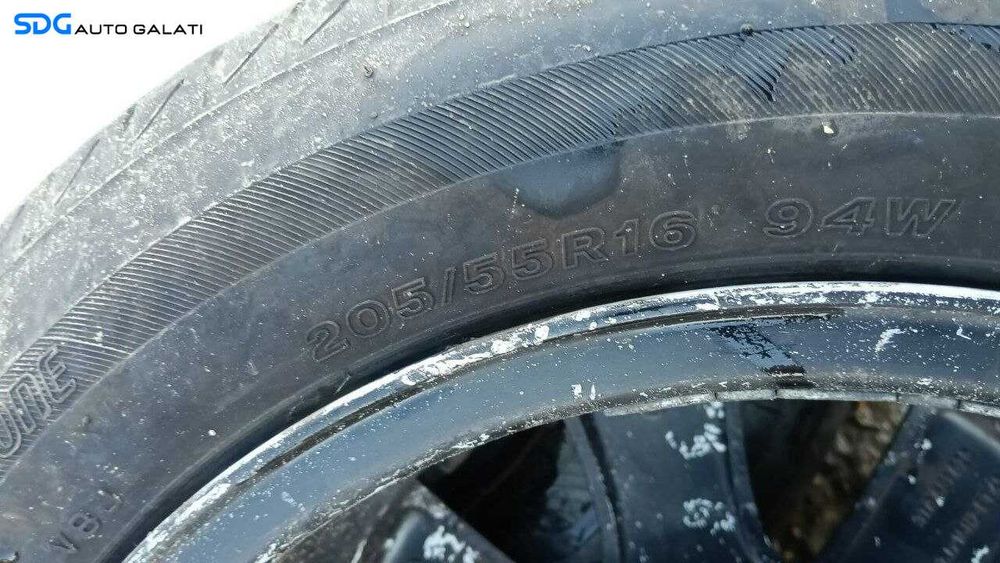 Set 4 Jante Aliaj 205 55 16 R16 (7Jx16H2) ET45 5x112 Volkswagen Passat B7 2010 - 2015 Cod 3T0601025 [MX1266]