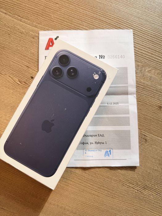 Iphone 17 pro max blue 256