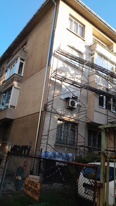 Външна изолация и топлоизолации с алпинисти, автовишка, изолации скел