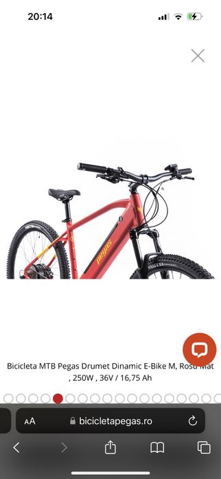 E-bike pegas electrica