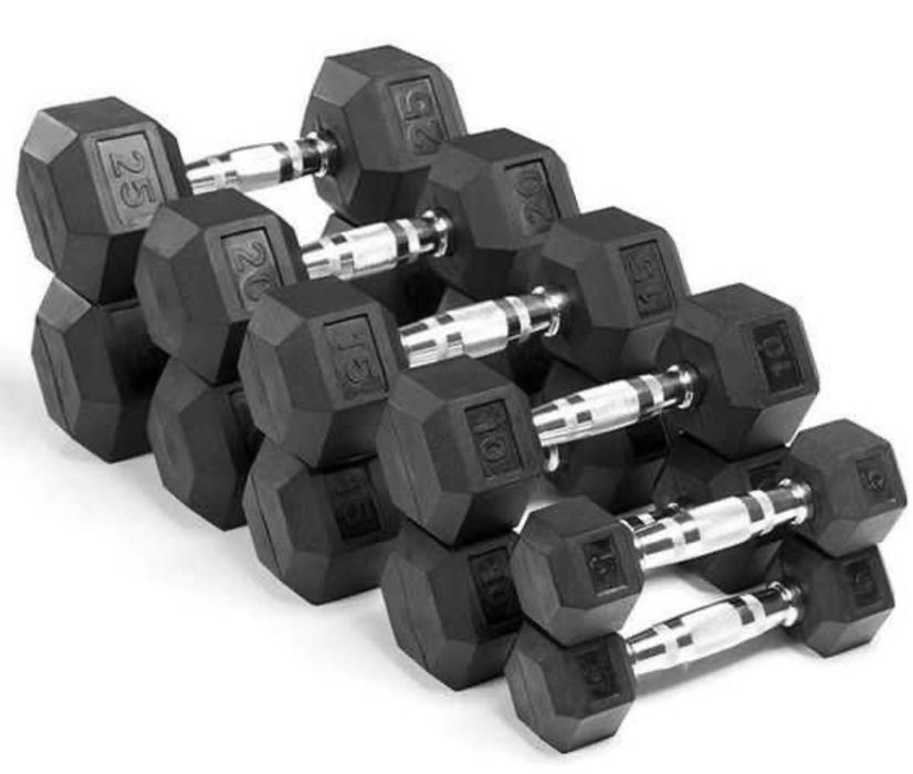 НАЙ-ДОБРА ЦЕНА! Професионални шестоъгълни хекс Дъмбели, Hex Dumbbells