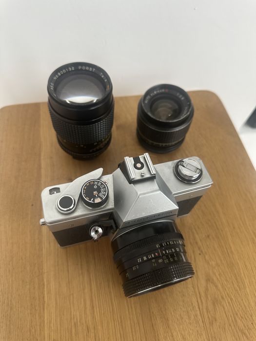 Praktica LTL Vintage Film Camera film + 3 obiective