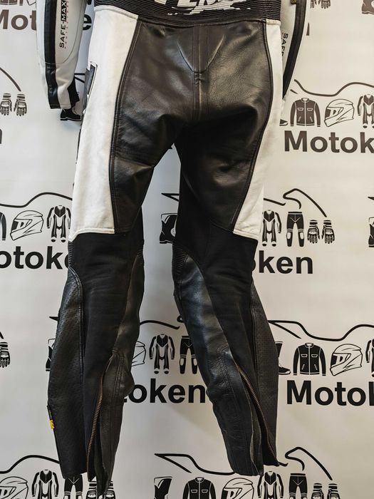 Costum moto piele cu cocoasa FLM marime 50