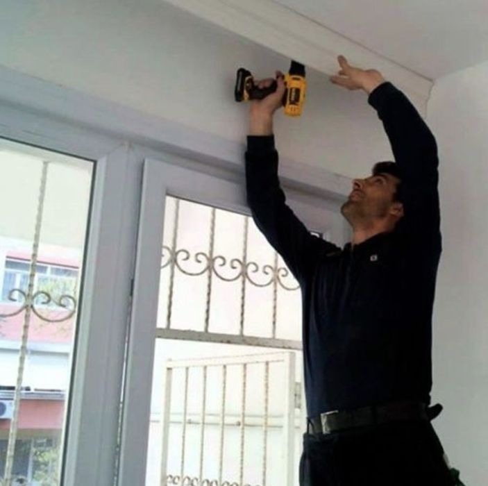 Потолочный карниз пластиковый и металлический Доставка и Установка