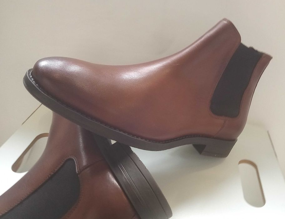 Ghete chelsea 45 plain toe premium Jack & Jones piele naturala moale