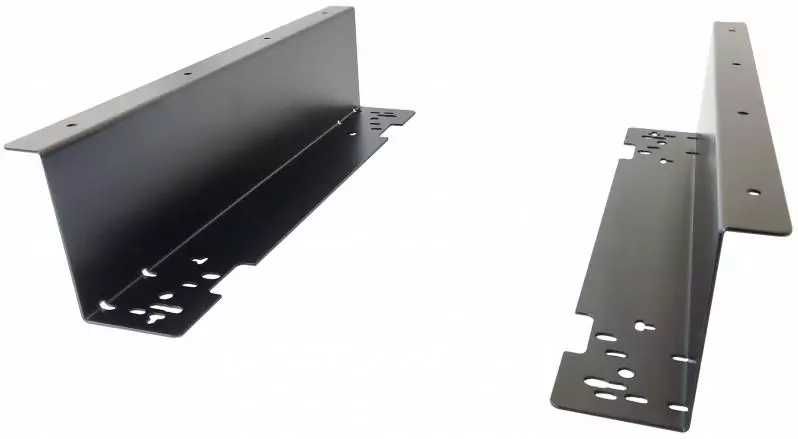 Sertar metalic de bani Metter CD410T-BK + Kit montare sub masa/blat