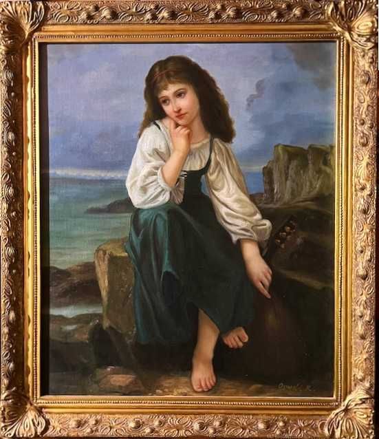 "ICONICA" SUPERB! Tabl0u VECHI, ul/cart. semn. cca70x60