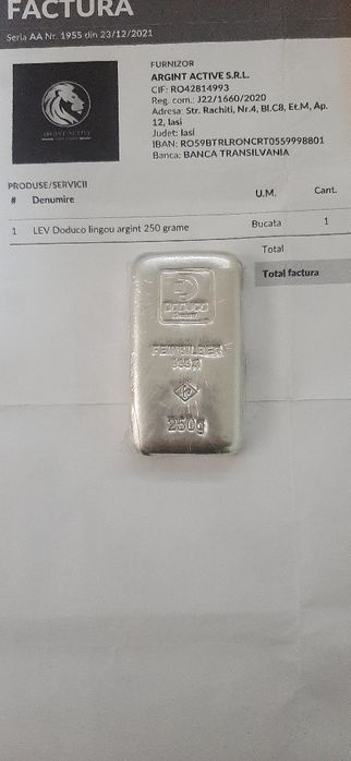 Lingou Argint  1000g