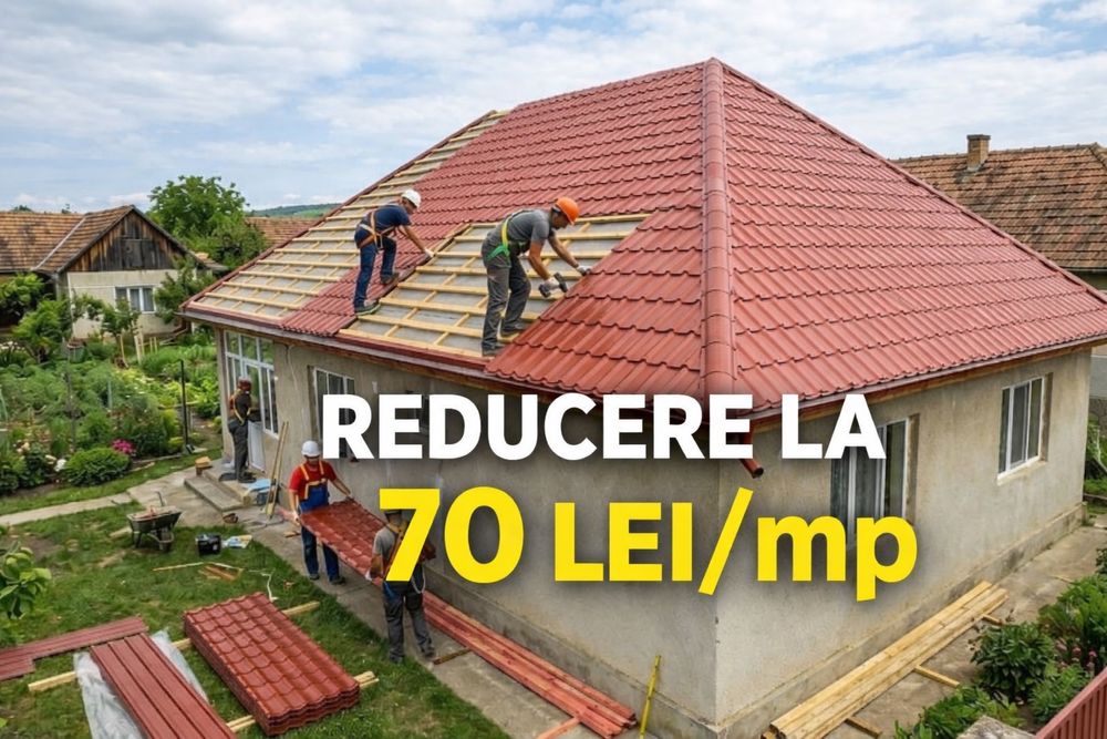 Acoperisuri tigla metali