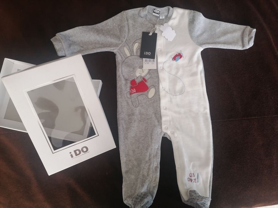 Нов, плюшен, италиански ромпър Ido за момче, 74рр
Размер 74см,уникално