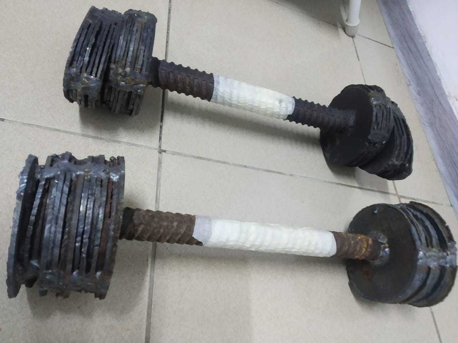 Продам гантели самодельные