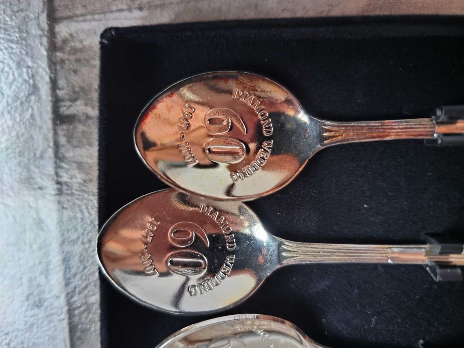 Комплект 4 щамповани лъжички за кафе или чай-1947-2007-Колекционерски