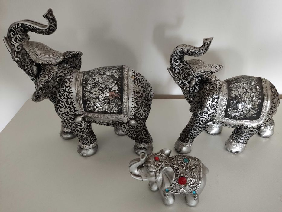 Семья слонов. 3 шт.