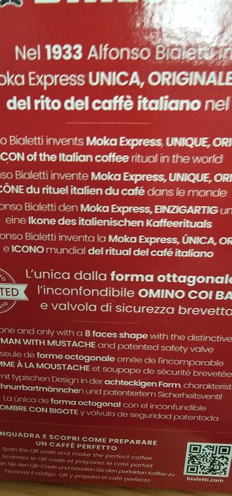 Гейзерная кофеварка Bialetti moka express, 3 Cup, original