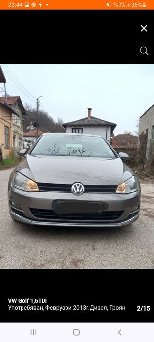 Vw Golf 7 1,6hdi