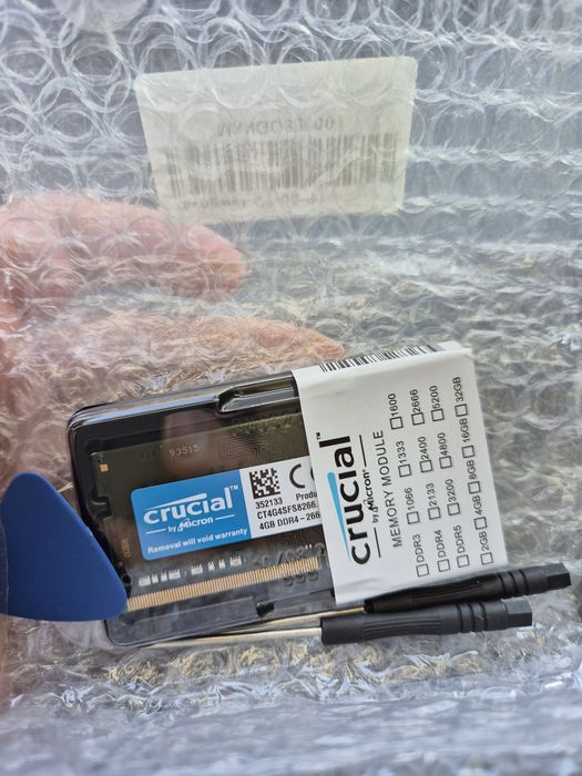 Crucial, 4GB DDR4, 2666MHz CL19 RAM Synology 224+