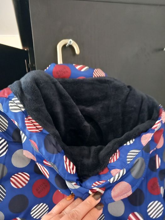 Зимно яке синьо 8-9г