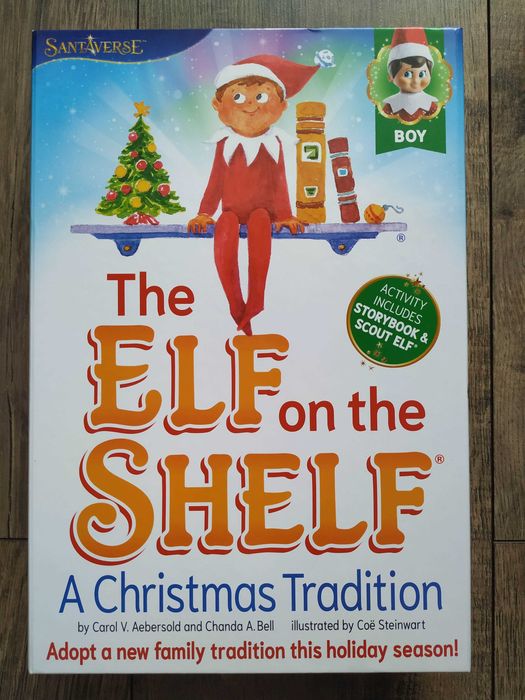 Коледен Елф - детска книга с играчка - The Elf on the Shelf