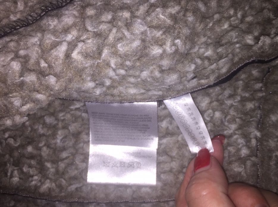 Cojocel Yessica, piele si blana, pt. dama, ca nou, marimea M