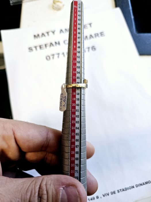 Vand inel dama din aur 14 k 3.8 g cod 625