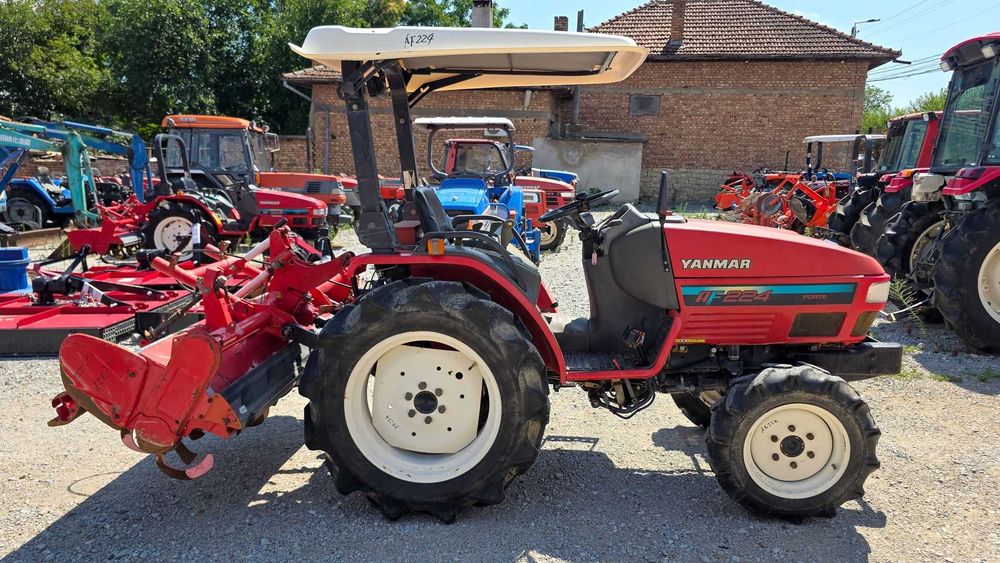 Японски трактор Yanmar AF224 с фреза, 4х4, 24 кс, АграБГ Джолев