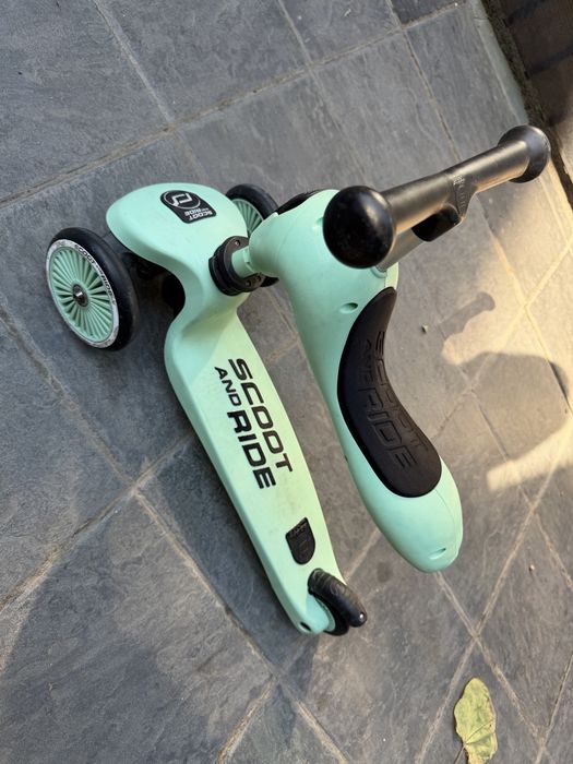 Scoot and ride cu casca