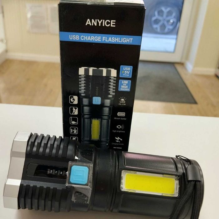Акумулаторен LED фенер ANYICE L-19 – нов