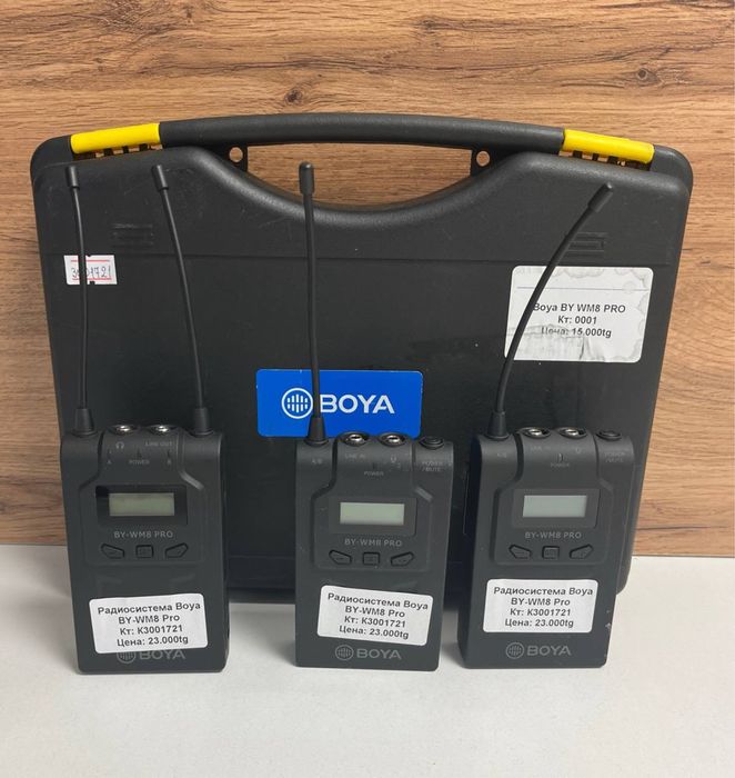 Радиосистема Boya BY-WM8 Pro/BariBarShop/Рассрочка/Ред