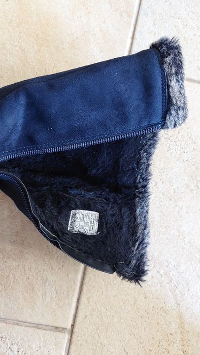 Cizme inalte fetite, din piele, M33