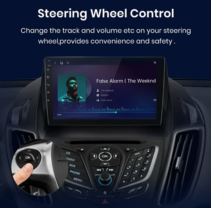 Navigatie Android dedicata FORD ESCAPE, KUGA 2 (2013-2016)