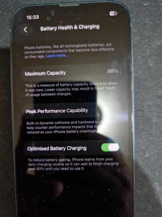 Vand iPhone 14 128 Gb, baterie 86%, Black.Nu livrez! Nu schimb!