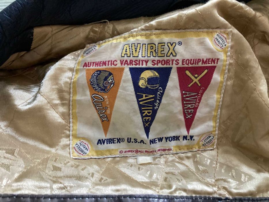 Geaca de piele Avirex 100% naturala