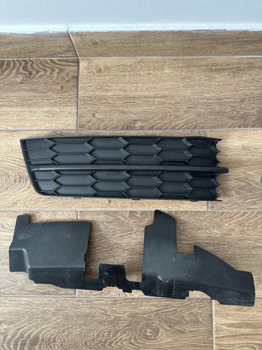 Ornament grilă bară față proeictor dreapta+deflector Skoda Rapid OEM