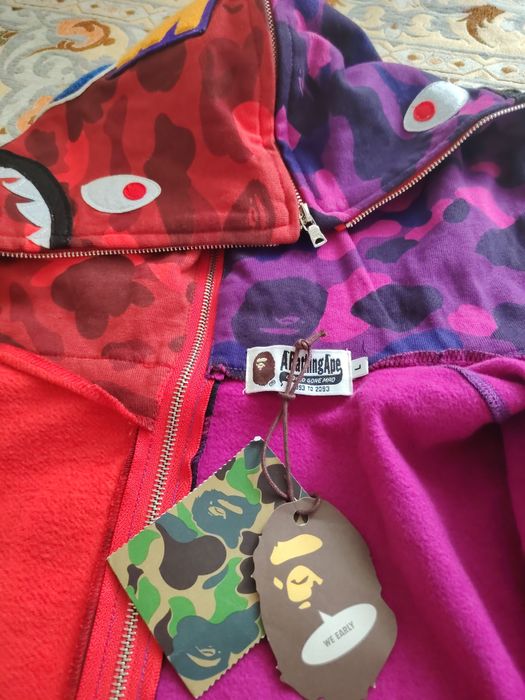 Bape wgm multi color L размер