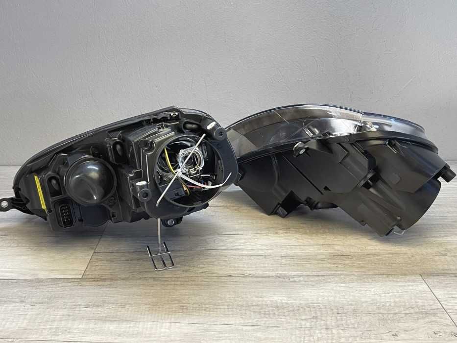 Far faruri VW Golf 5 Jetta Angel Eyes look negru cu lupa NOU