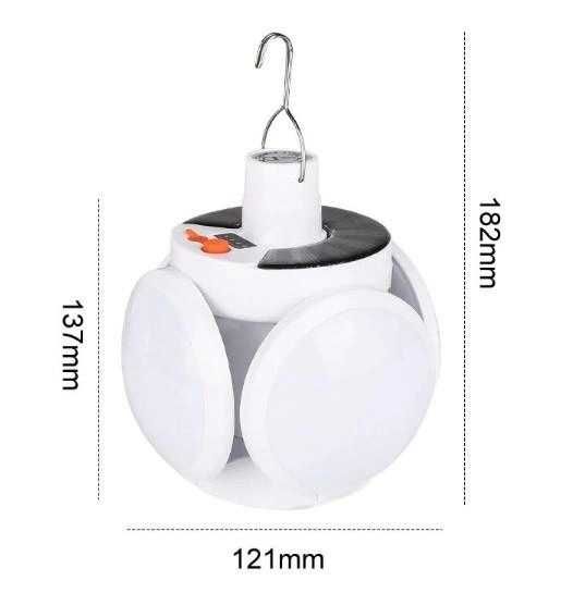 Светодиодная лампа с солнечной панелью для наружного освещения la68