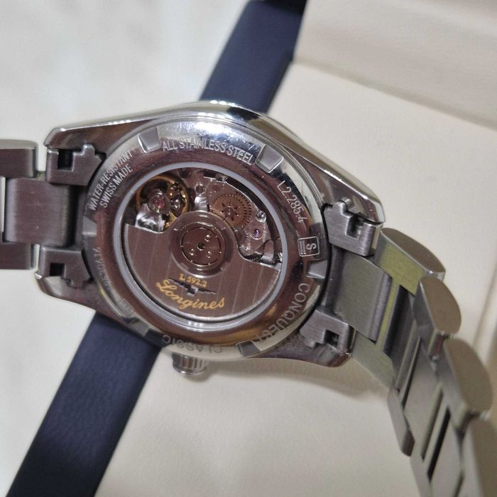 Ceas Dama Longines Conquest Classic Diamond L2.285.4.87.6 Cutie Certificat Zeus Amanet Rahova 35546