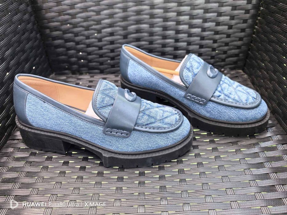 Coach Leah Indigo Denim дамски лоуфъри