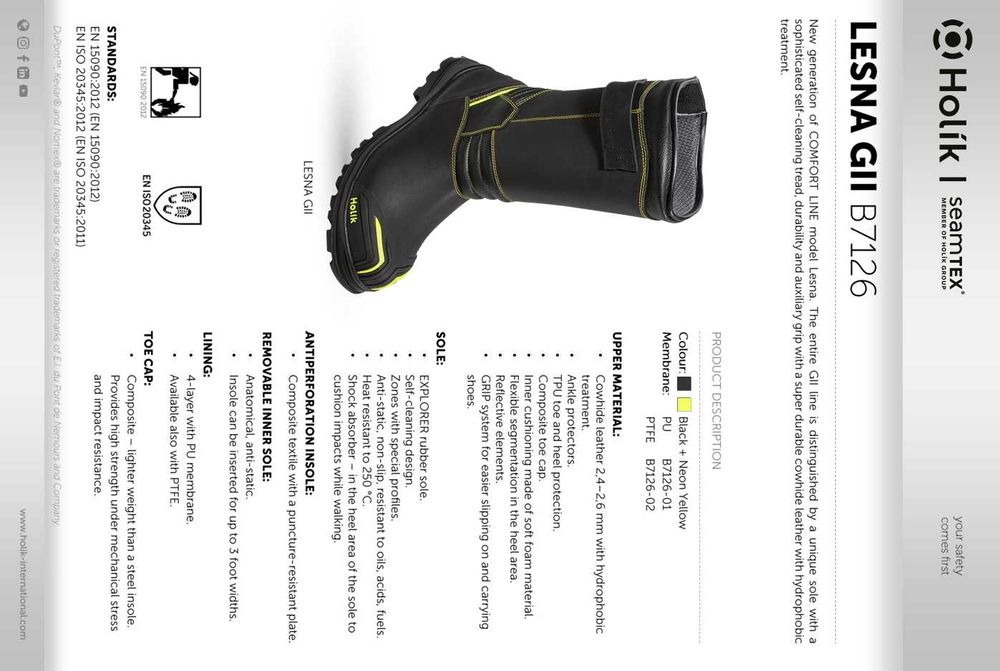 Пожарникарски ботуши професионални