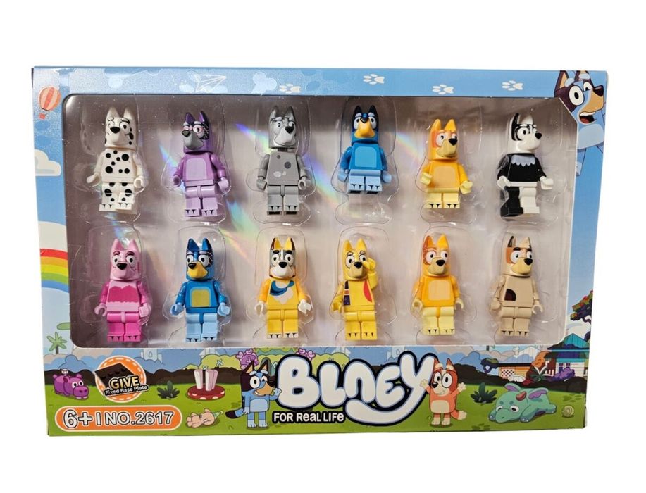 Комплект 12 броя фигурки Блуи и Бинго Bluey Bingo