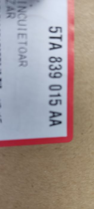 Butuc, clanță, Skoda superb combi 3