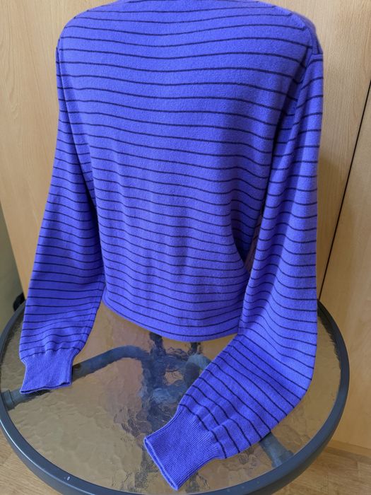 Мъжки пуловер 100% кашмир.Di ADAMO .размер М. цвят лилав