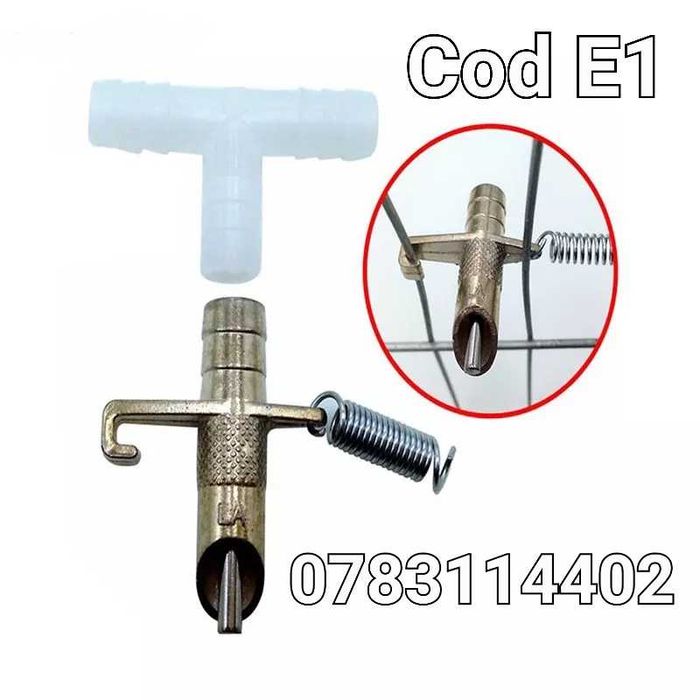 Adapatori suzete niplu iepuri chinchila+plutitor+accesorii montare- E1