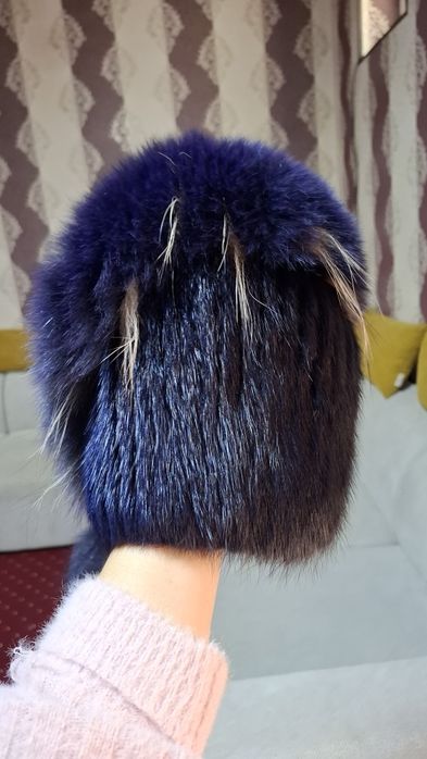 Шапочка норка новая