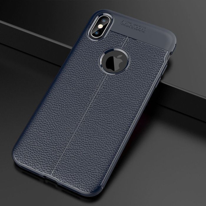 Husa / Bumper Antisoc model PIELE pt iPhone X / XS / XR / XS Max