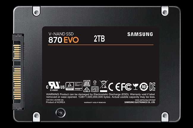 SSD SAMSUNG 870 EVO 2TB MZ-77E2T0B/EU SATA III sigilat nou in cutie